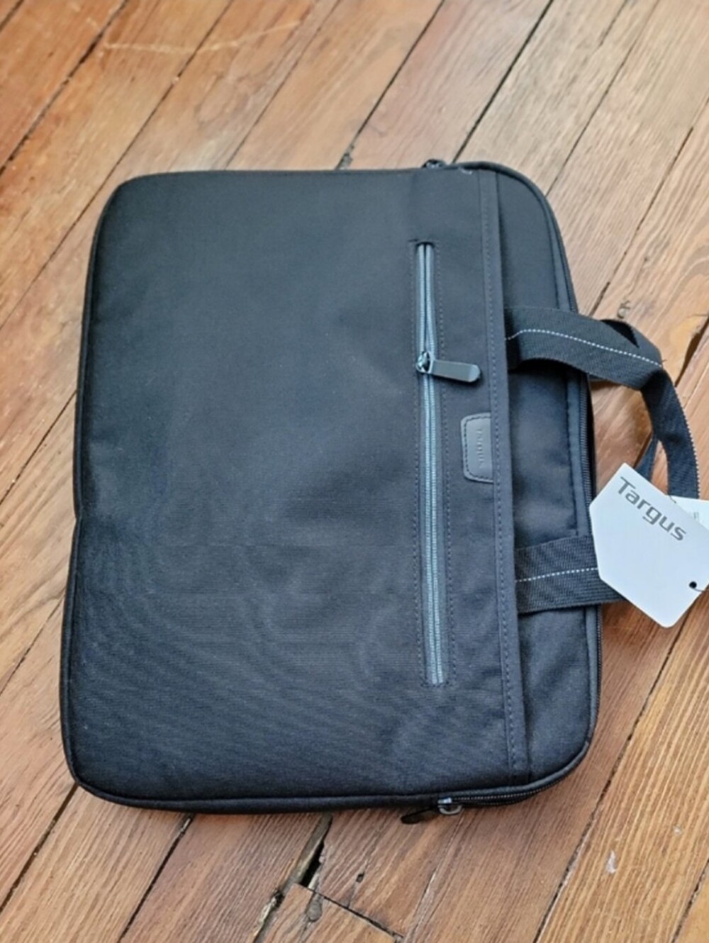 New! Targus Travel Laptop Zippered, Padded, Black Bag Top Handles